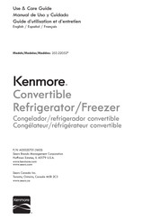 Kenmore A05525701 Guide D'utilisation Et D'entretien