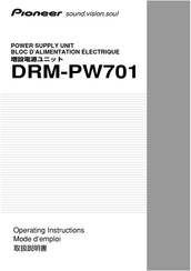 Pioneer DRM-PW701 Mode D'emploi