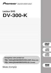 Pioneer DV-300 K Mode D'emploi