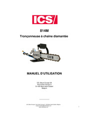 ICS 814M Manuel D'utilisation
