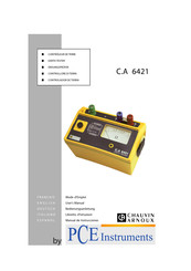 PCE Instruments CHAUVIN ARNOUX C.A 6421 Mode D'emploi