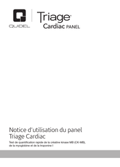 Quidel Triage Cardiac Notice D'utilisation