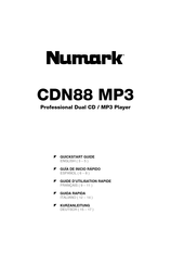 Numark CDN88 MP3 Guide D'utilisation Rapide