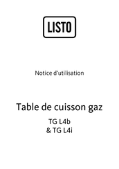 Listo TG L4i Notice D'utilisation