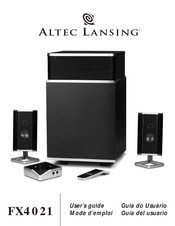 Altec Lansing FX4021 Mode D'emploi