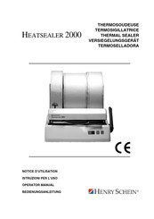 Henry Schein HEATSEALER 2000 Notice D'utilisation