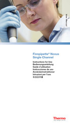 Thermo Scientific Finnpipette Novus 46200500 Guide D'utilisation