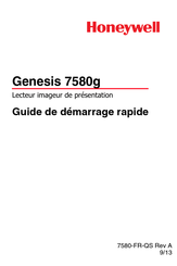 Honeywell Genesis 7580g Guide De Démarrage Rapide