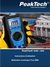 Peaktech 1040 Instructions D'utilisation