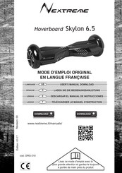 Nextreme Skylon 6.5 Mode D'emploi Original