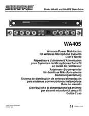 Shure WA405E Guide De L'utilisateur
