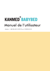 Kanmed BabyBed Manuel De L'utilisateur