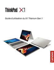 Lenovo ThinkPad X1 Titanium Yoga Gen 1 Guide D'utilisation