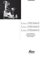 Leica DMI3000B Mode D'emploi