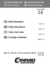Conrad Electronic 197720 Notice D'emploi