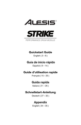 Alesis Strike Guide D'utilisation Rapide