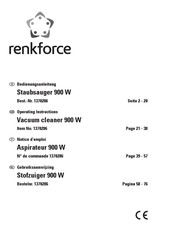 Renkforce 1370286 Notice D'emploi