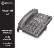 Amplicomms PowerTel 92 Mode D'emploi