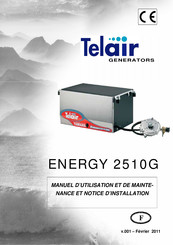 Telair ENERGY 2510G Manuel D'utilisation Et De Maintenance
