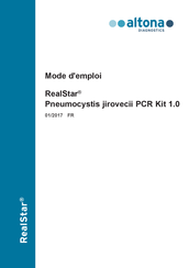 altona DIAGNOSTICS RealStar Malaria PCR Kit 1.0 Mode D'emploi