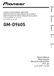 Pioneer GM-D9605 Mode D'emploi
