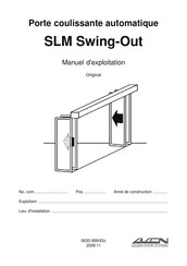 Gilgen SLM Swing-Out Manuel D'exploitation