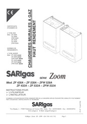 SARIgas Zoom ZF 532A Manuel D'utilisation