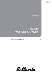 Bellavita WM 1208 A++ WVET Guide D'utilisation