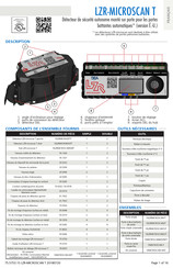 BEA LZR-MICROSCAN T Mode D'emploi