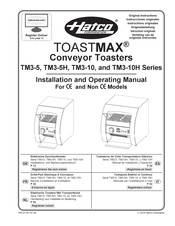 Hatco TOASTMAX TM3-10 Série Manuel D'installation Et D'utilisation