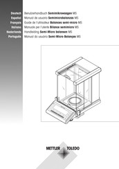 Mettler Toledo MS Série Guide De L'utilisateur