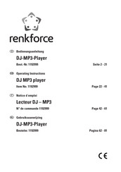 Renkforce 1192999 Notice D'emploi