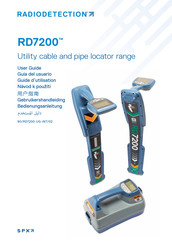 SPX Radiodetection RD7200 Guide D'utilisation