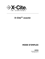 EXFO X-Cite exacte Mode D'emploi