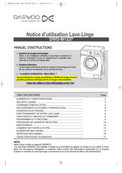 DAEWOO ELECTRONICS DWD-M1237 Notice D'utilisation