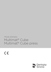 Dentsply Sirona Multimat Cube Mode D'emploi
