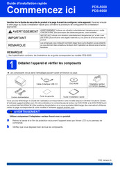 Brother PDS-5000 Guide D'installation Rapide