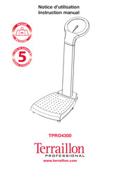 Terraillon TPRO4300 Notice D'utilisation