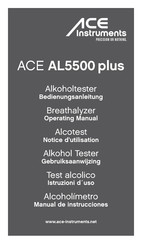 ACE Instruments AL5500 plus Notice D'utilisation