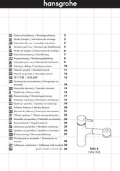 Hansgrohe Talis S 32841000 Mode D'emploi / Instructions De Montage