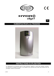 Argo Hydro Digit Instructions D'utilisation