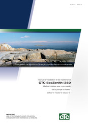 CTC EcoZenith i350 L 3x230V Manuel D'installation Et De Maintenance