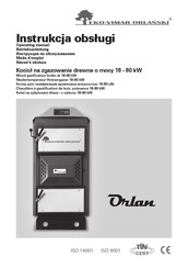 Eko-Vimar Orlanski ORLAN 18 Mode D'emploi