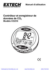 Extech Instruments CO210 Manuel D'utilisation