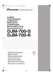 Pioneer DJM-700-K Mode D'emploi