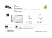 LG 24LF454BPU Guide De Configuration Rapide