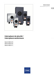 Stahl 8146/5-V37 Série Mode D'emploi