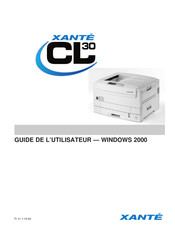 Xante CL 30 Guide De L'utilisateur