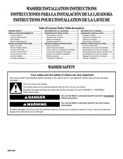 Whirlpool 1CLSQ9549PG1 Instructions Pour L'installation