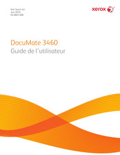 Xerox DocuMate 3460 Guide De L'utilisateur